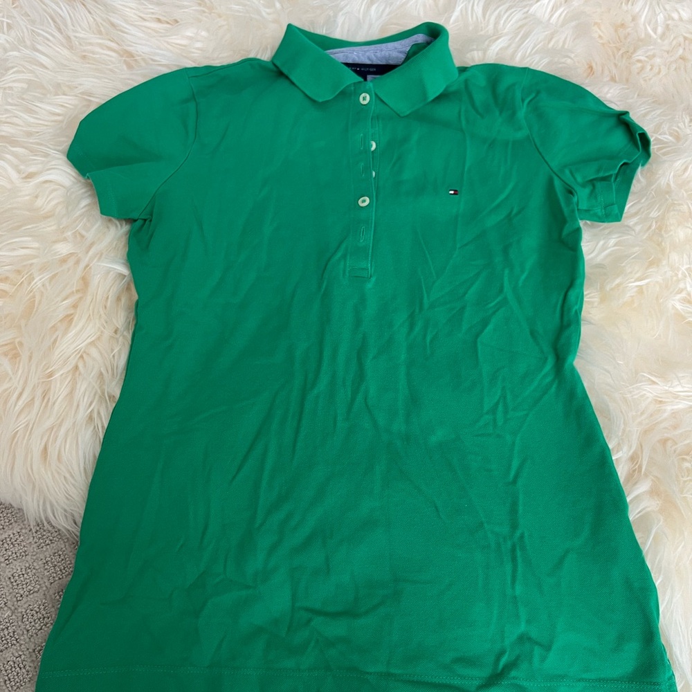 Tommy Hilfiger Green Button Down Shirt